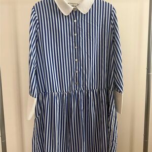 Tuckernuck Blue Stripe Hayes Dress